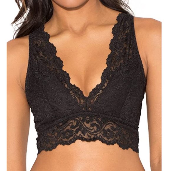 Amazon Other - Women's Signature Lace Deep V Bralette XXL FIT 38F